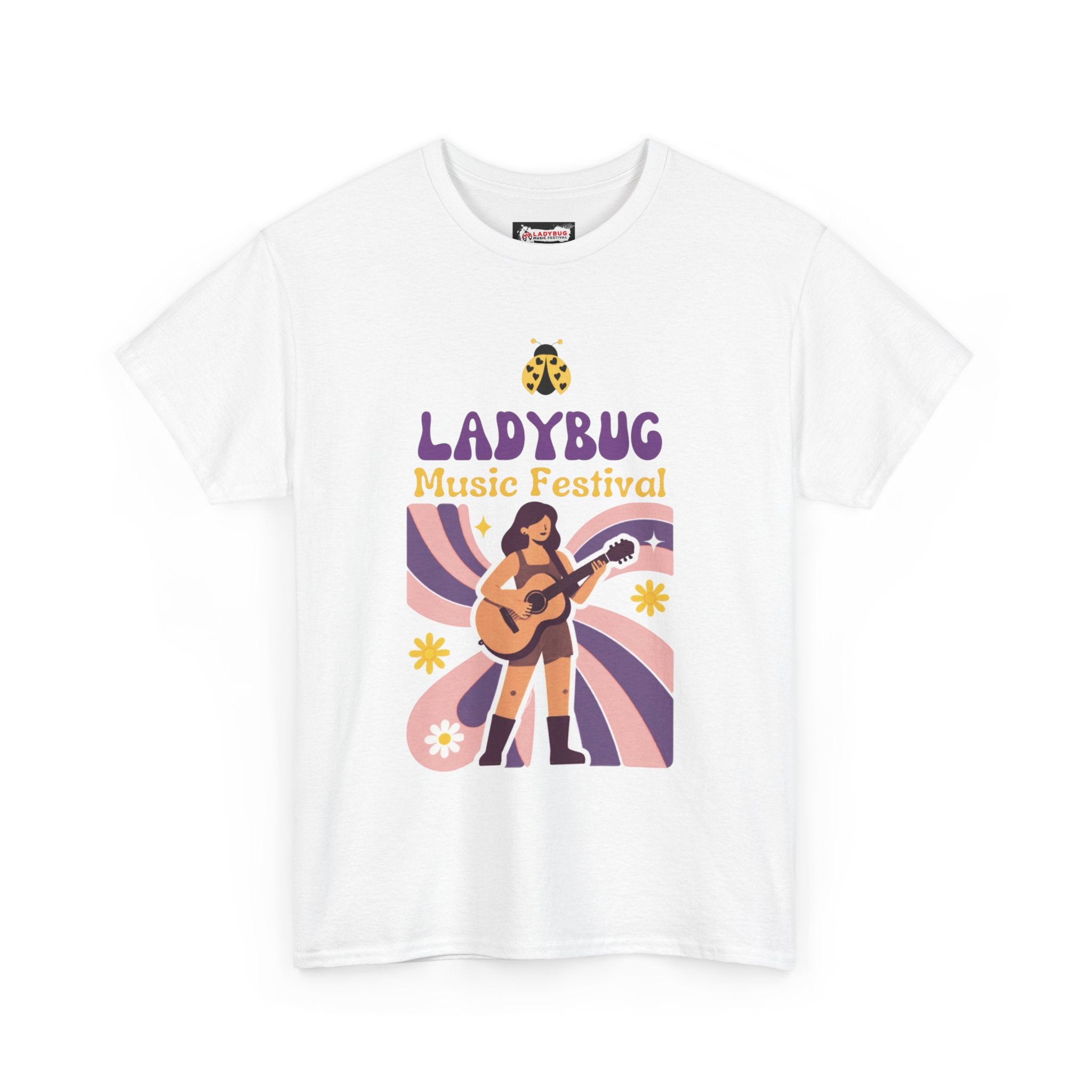 Music Festival Tee — "Ladybug Music Festival" Lineup Concert Shirt