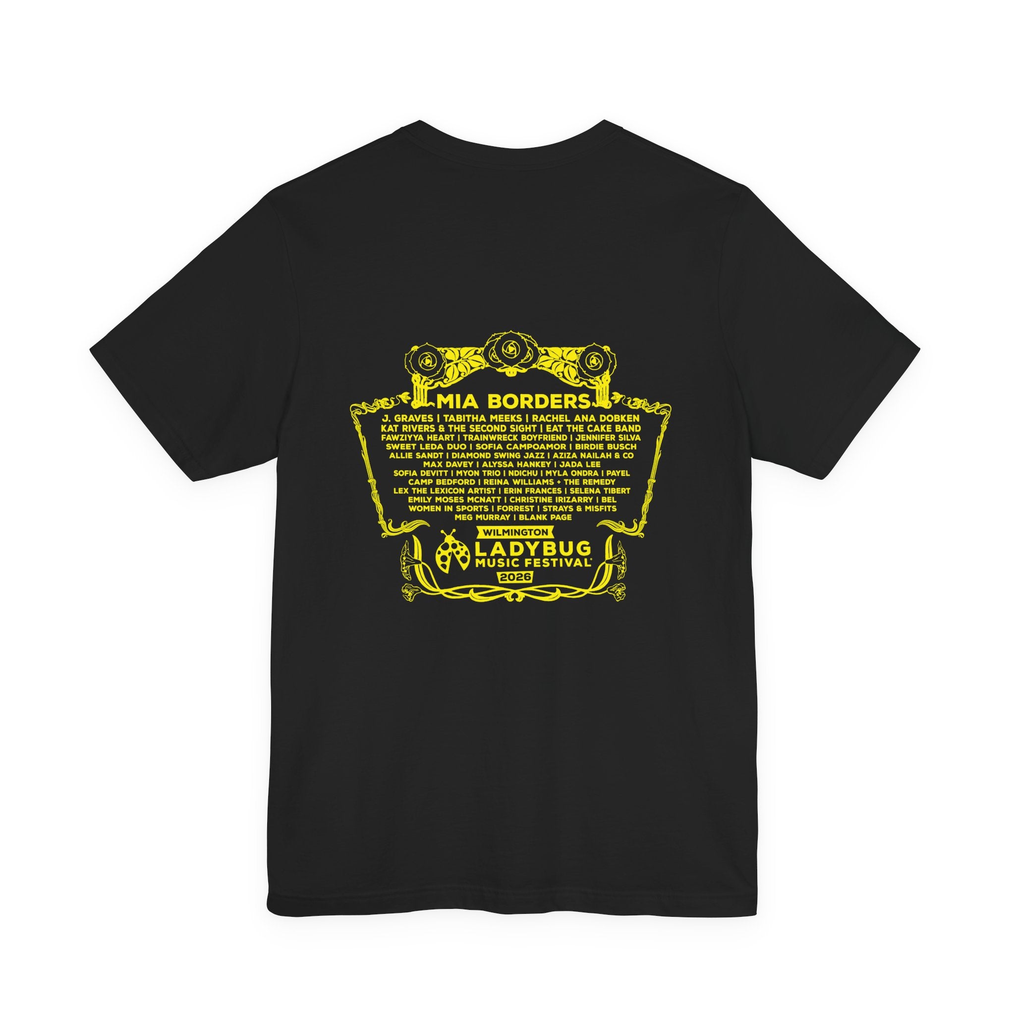 2026 Wilmington Ladybug Music Festival Tee — Retro Guitarist Concert T‑Shirt