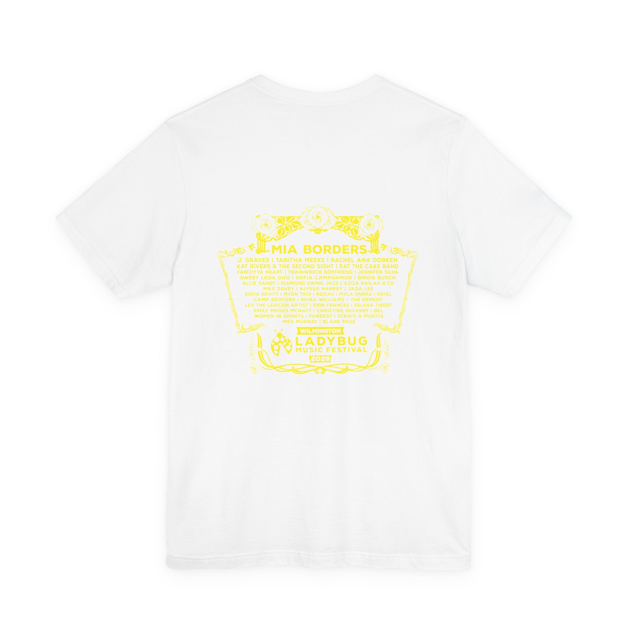 2026 Wilmington Ladybug Music Festival Tee — Retro Guitarist Concert T‑Shirt